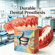 Comfort Handmade Dentures Upper&Lower Silicone Fake Teeth Braces Natural Fit Instant Smile Oral Care For Men Women Bright Smile