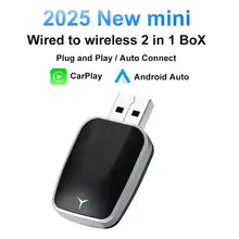 2026 New Wireless CarPlay Adapter 2-in-1 Wired to Wireless Dongle for Apple & Android Auto Universal for Nissan Wireless Adapter