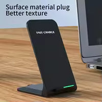 65W Fast Wireless Charger Stand Pad for iPhone 17 16 15 14Pro Samsung Xiaomi Phone Chargers Induction Fast Charging Dock Station