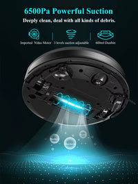 X8 Robot Vacuum Cleaner ,Laser System, Multiple Floors Maps, Zone Cleaning,Restricted Area Setting for Home Carpet Cleaning