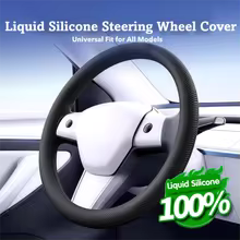 Universal Car Steering Wheel Cover Liquid Silicone Glove Cover Texture Soft MultiColor Car Accessories Non-slip Steering Covers