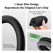 Universal Car Steering Wheel Cover Liquid Silicone Glove Cover Texture Soft MultiColor Car Accessories Non-slip Steering Covers