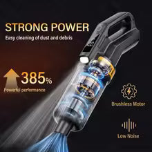 NEW Handheld Vacuum Cleaner Cordless High Suction Portable Mini Vacuum Cleaner for Home and With Car Vacuum Cleaning